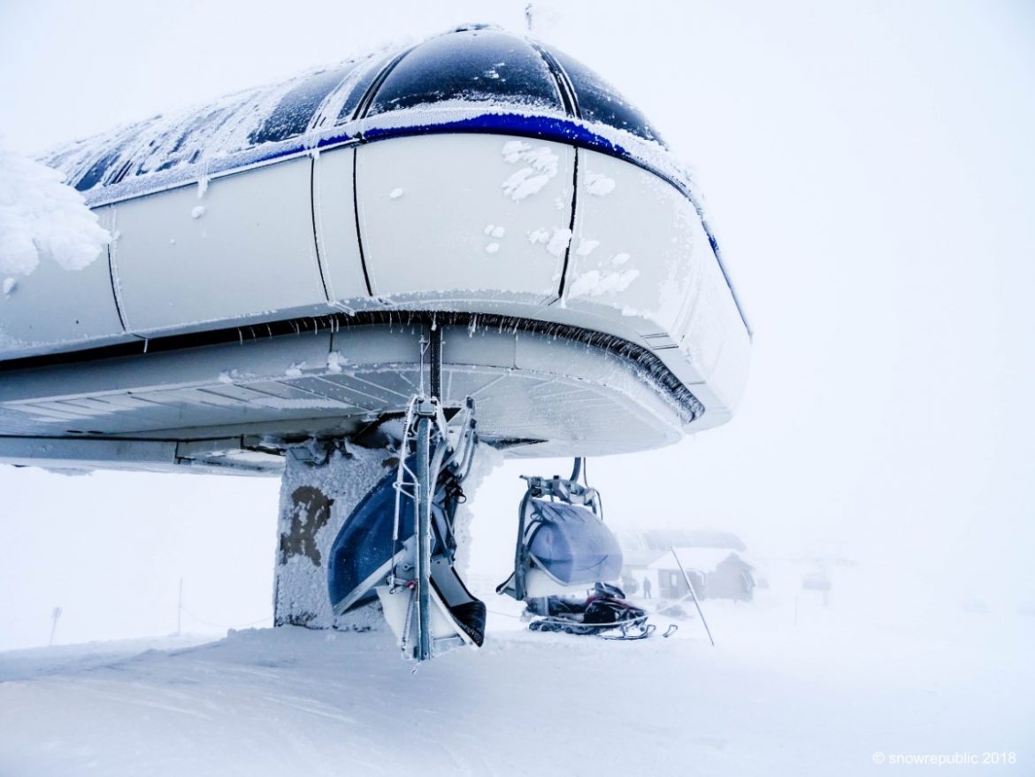 Verstilde en bevroren beelden uit het Noorse Trysil
